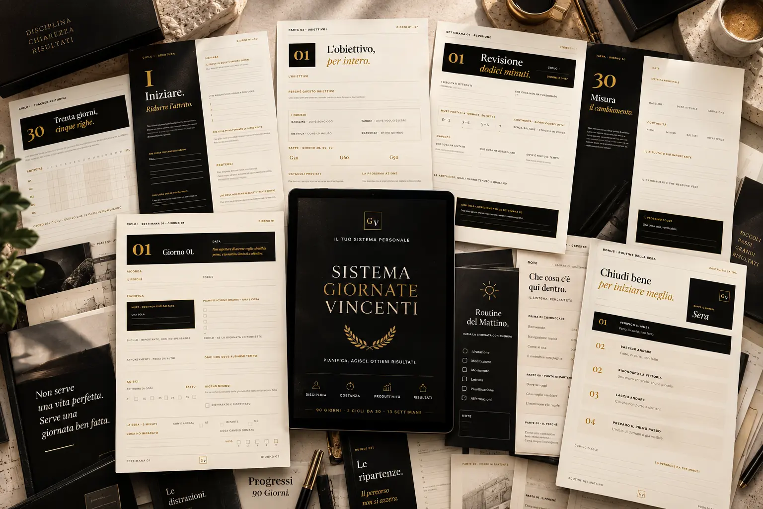Panoramica di tutti i moduli e bonus inclusi nel sistema